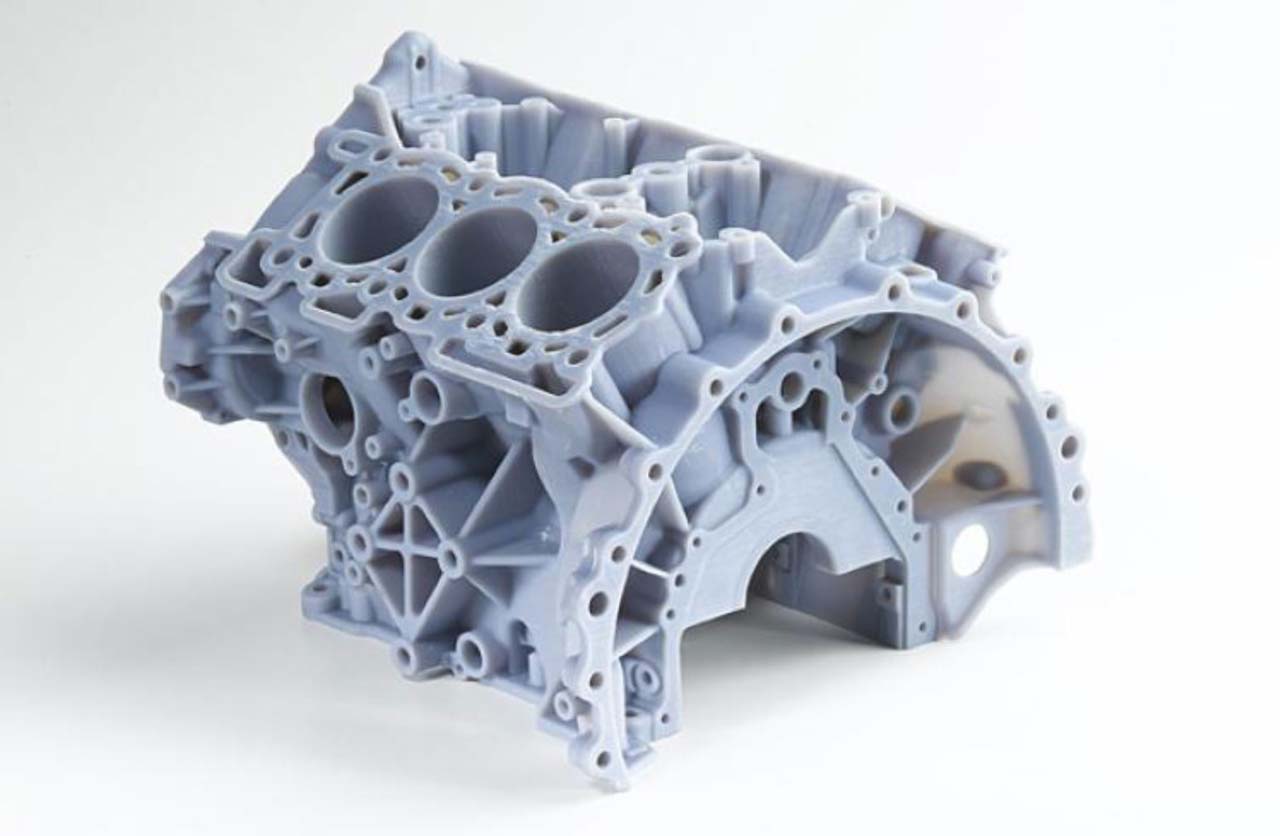 3D výtisk modelu motoru